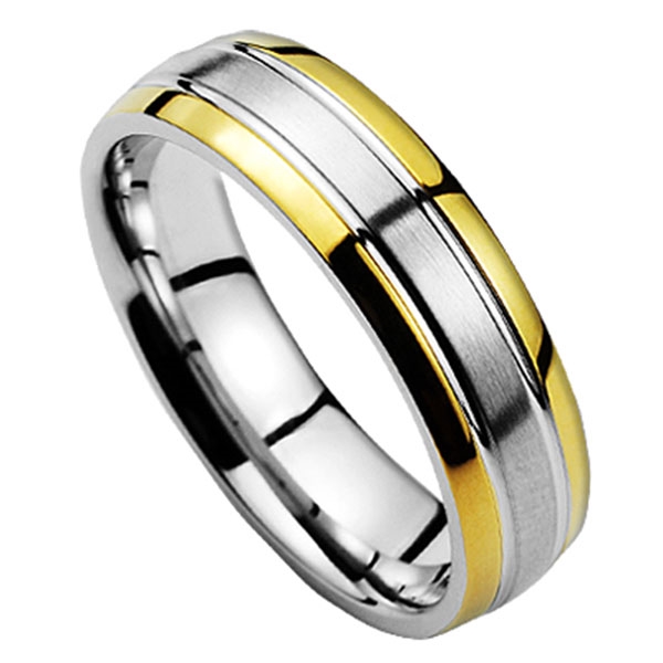 NUBIS® NSS1007 Pánský snubní prsten - velikost 57 - NSS1007-57