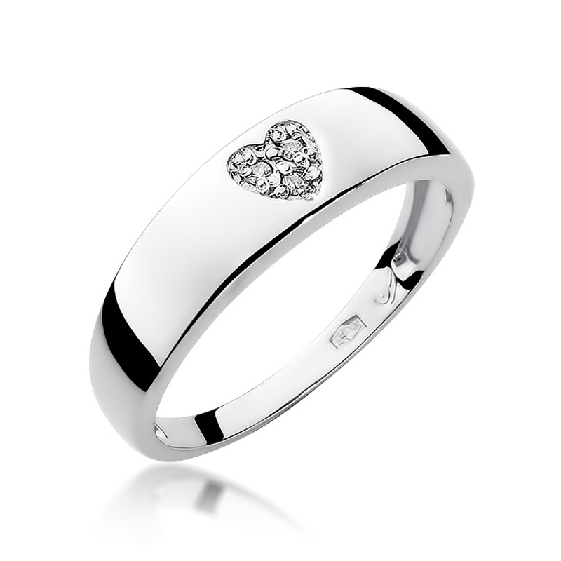 NUBIS® Zlatý zásnubní prsten s diamanty - velikost 57 - W-064W-57