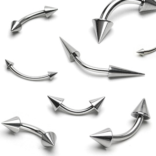 Šperky4U Piercing do obočí 1,2 mm - kónus - OB01020-121233