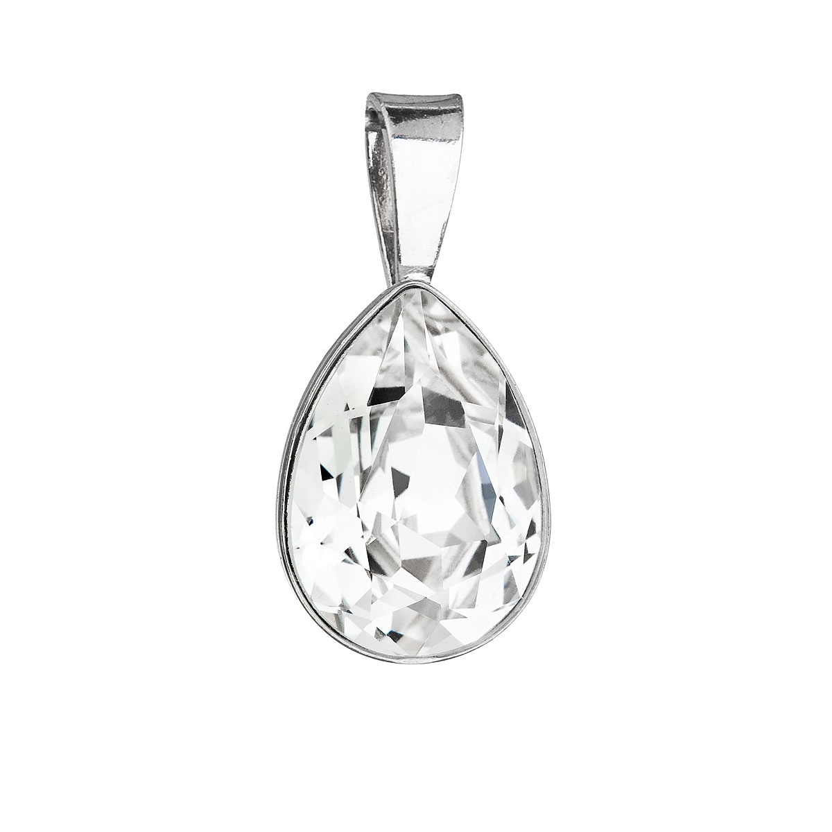 EVOLUTION GROUP CZ Stříbrný přívěsek s krystaly Swarovski - 34255.1