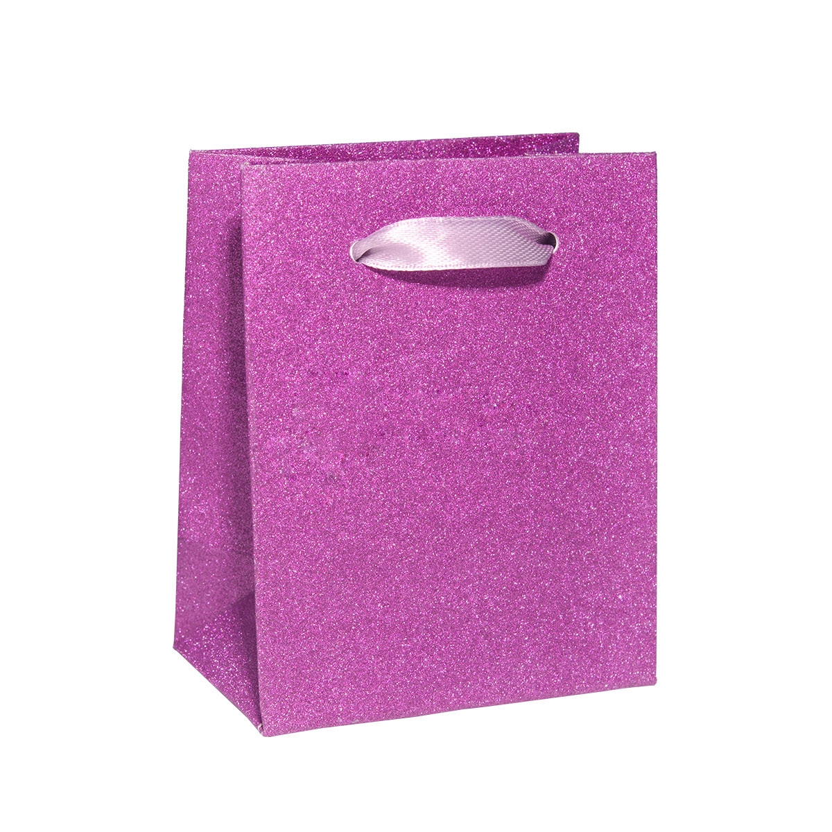 Šperky4U Malá dárková taška stříbřitě růžová - KR1008-PK