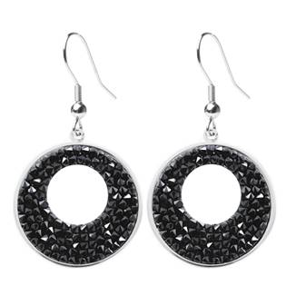 Náušnice VICTORY Crystals from Swarovski® BLACK JET