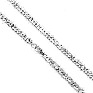 Levně Ocelový řetízek, tl. 4,5 mm, délka 50 cm - OPE1271-045-50