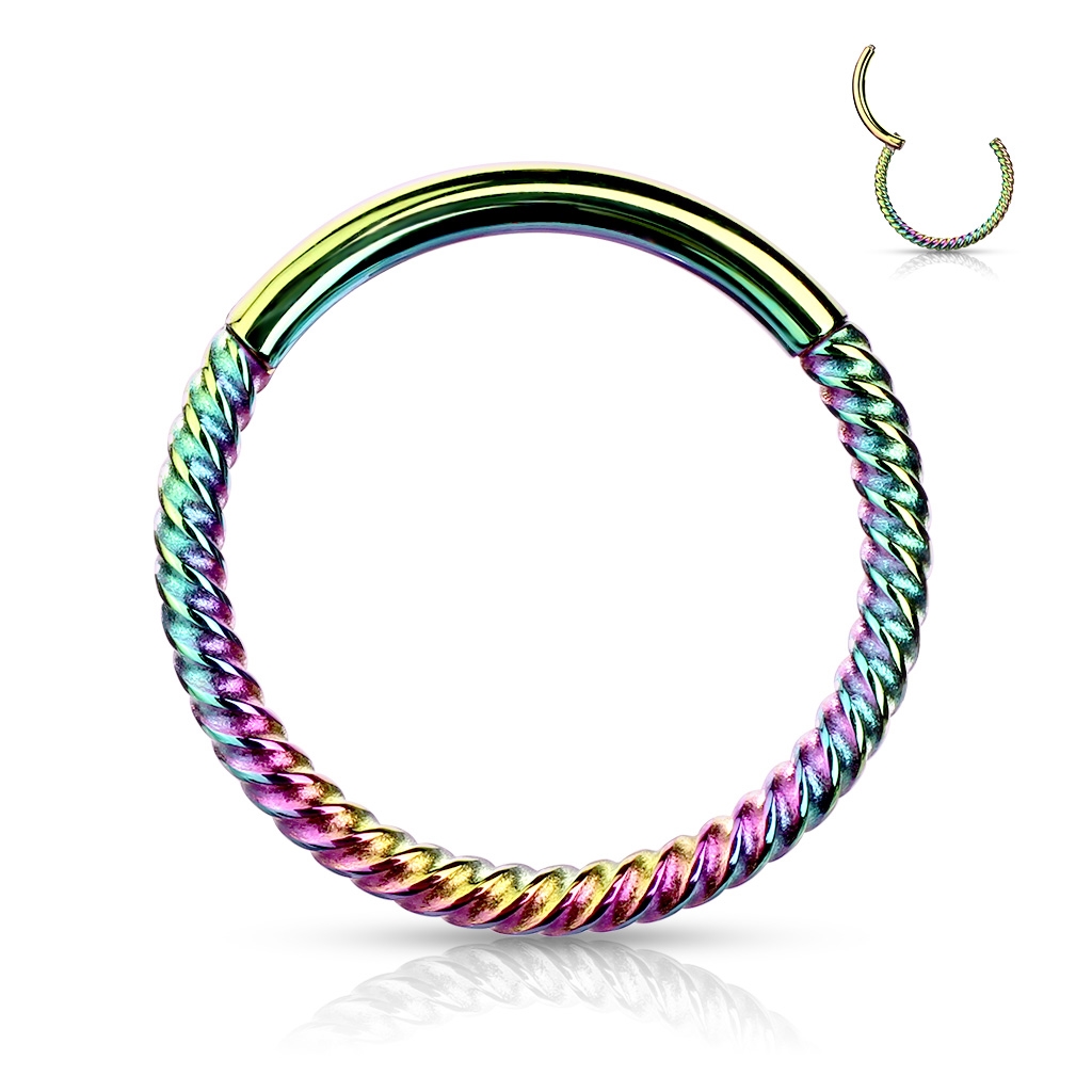 Piercing segment kruh vrúbkovaný, 1,0 x 8 mm