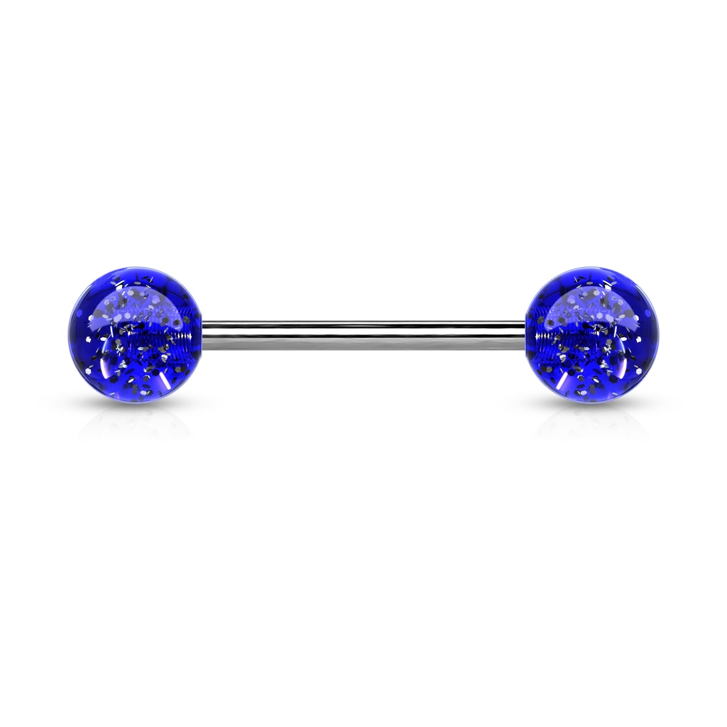 Šperky4U Piercing do jazyka akrylát - PJ01148-B
