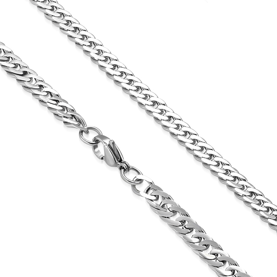 Šperky4U Ocelový řetízek, tl. 7 mm, délka 65 cm - OPE1271-070-65