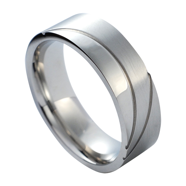 NUBIS® NSS1017 Pánský snubní prsten - velikost 60 - NSS1017-60