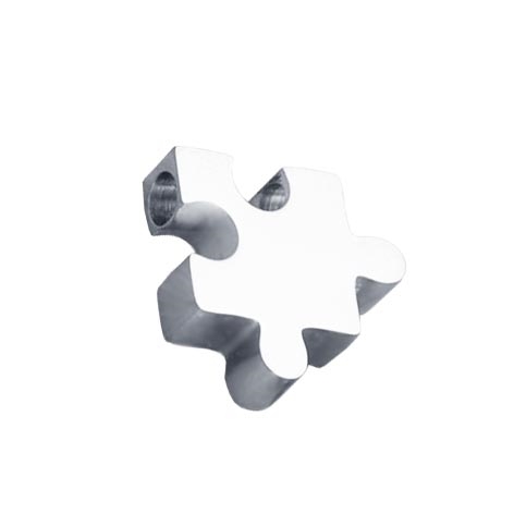 Šperky4U Drobný ocelový přívěšek - puzzle - PP-1014-ST