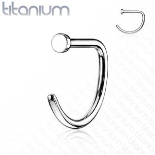 Piercing do nosu - kruh titan