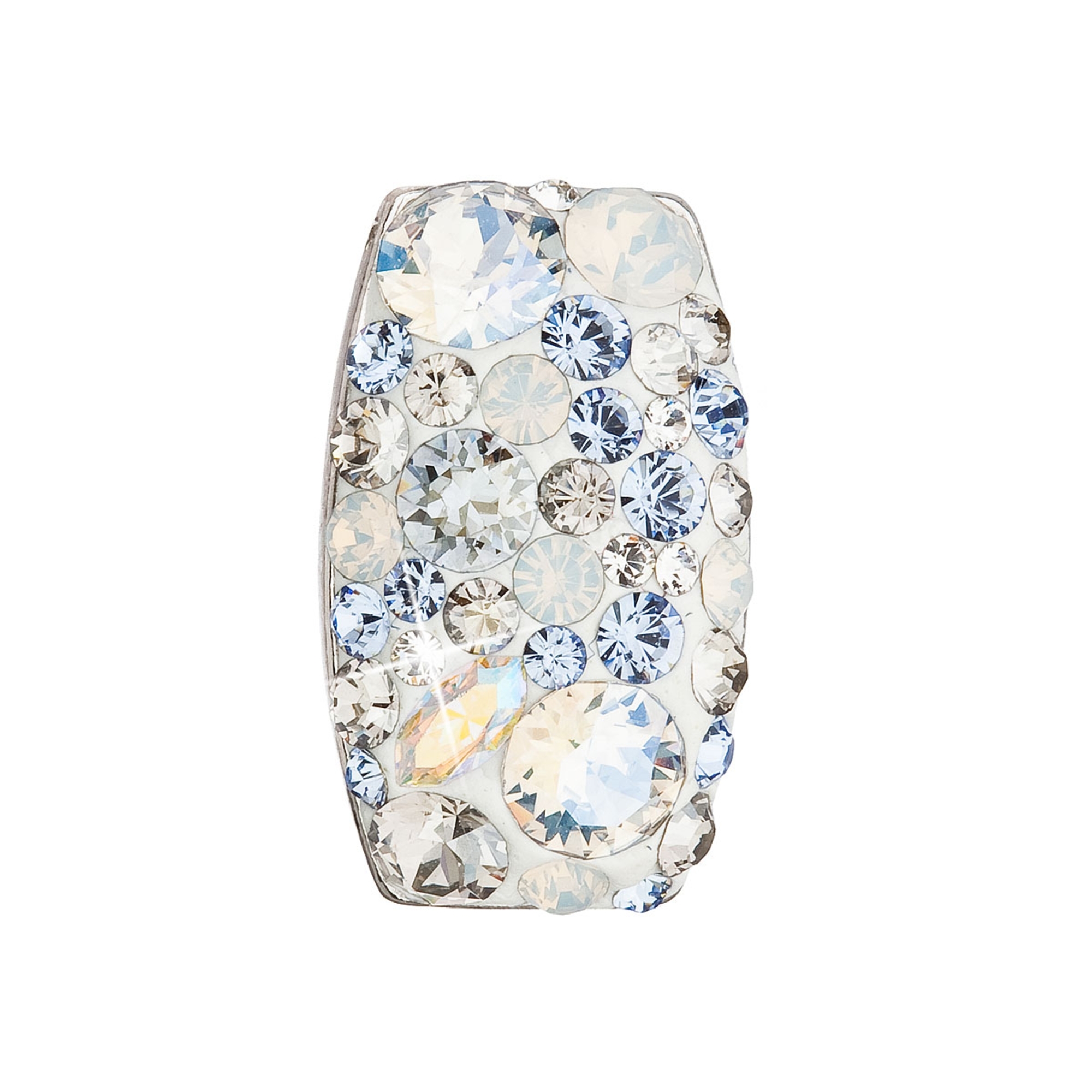 Strieborný prívesok s kryštálom Crystals from Swarovski ®, Light Sapphire