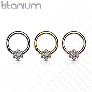 Segment kruh - septum piercing TITAN