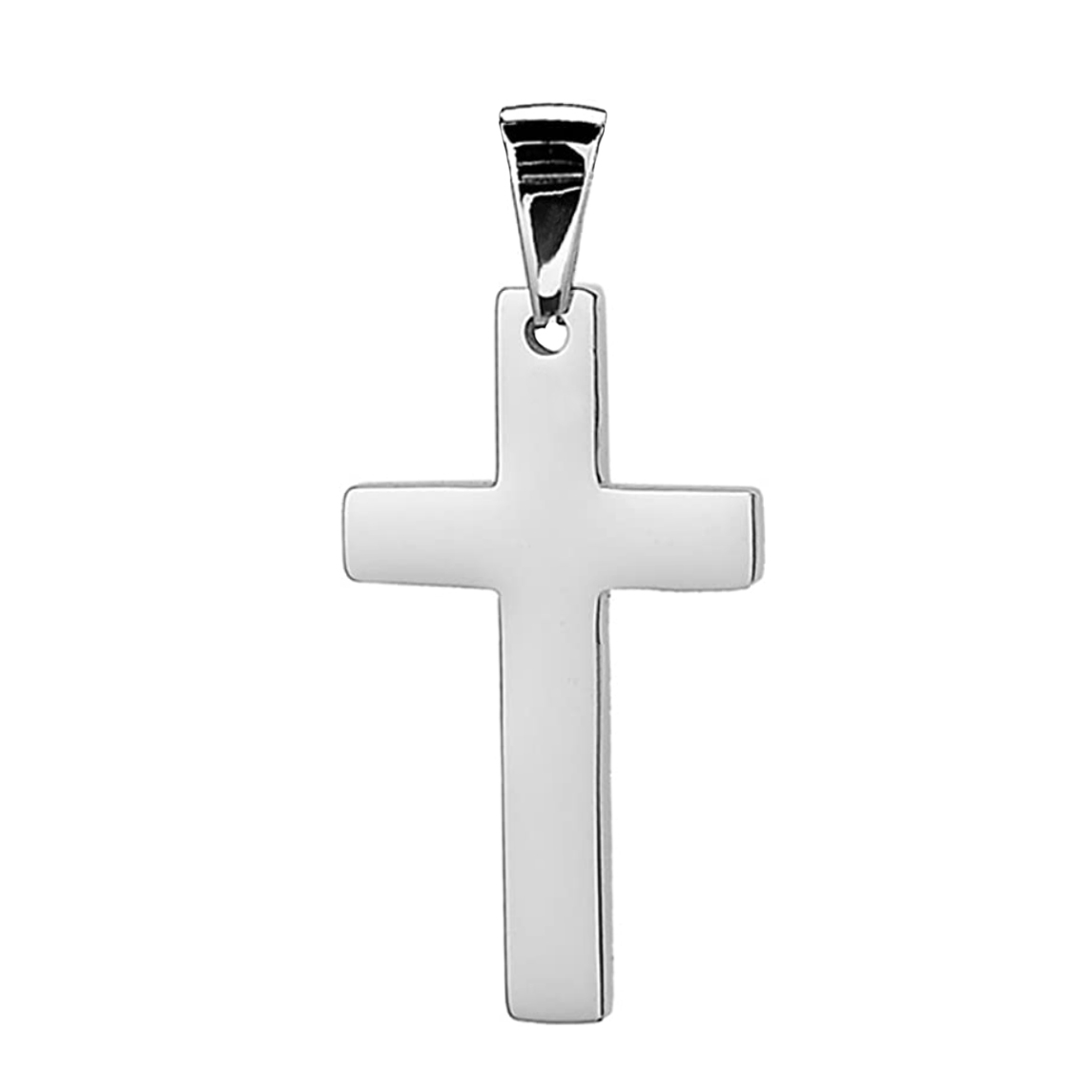 Oceľový prívesok - kríž 14 x 21 mm