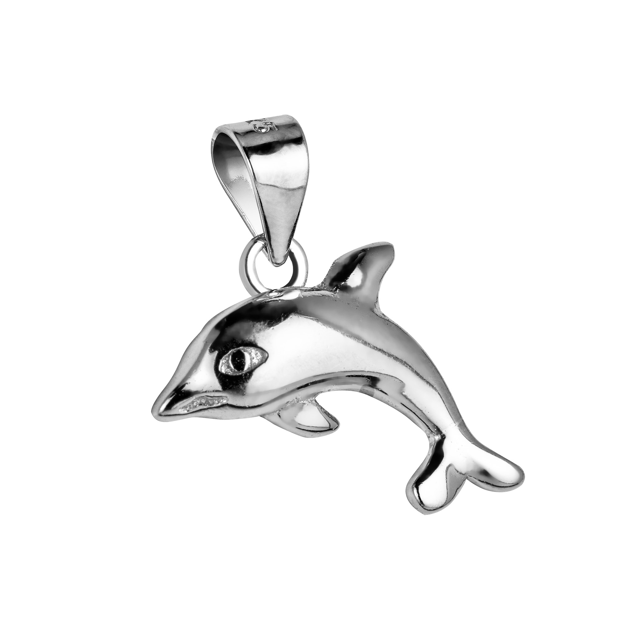 Strieborný prívesok - delfín
