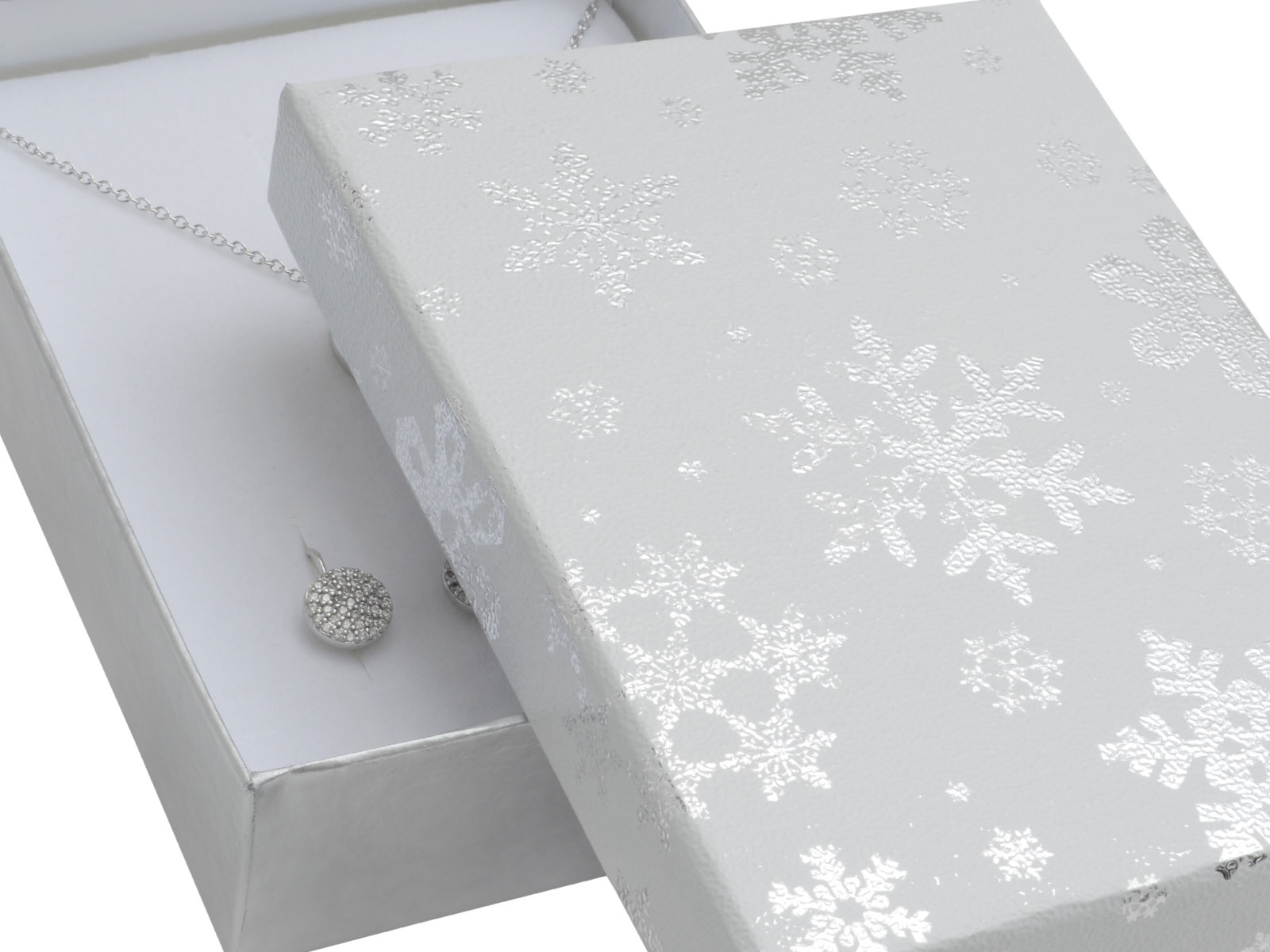 Vianočná darčeková krabička na súpravu - biela