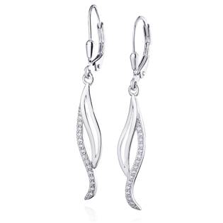 Levně NUBIS® Visací náušnice se zirkony - NB-3179