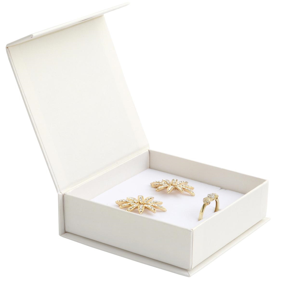 Darčeková krabička na súpravu biela, magnetické zatváranie