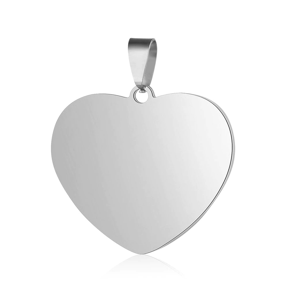 Šperky4U Ocelový přívěšek srdce 25 x 23 mm - DR1308-M