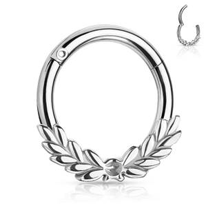 Ocelový piercing do nosu - tragus / helix / septum