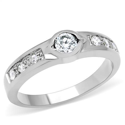 Šperky4U Ocelový prsten se zirkony - velikost 49 - AL-0021-49