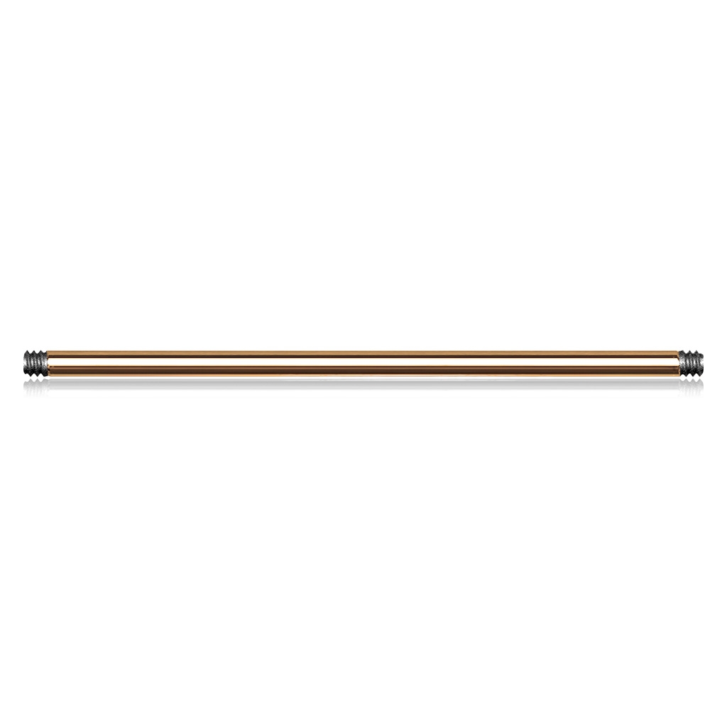 Zlkatená náhradná tyčka, závit 1,2 mm, dĺžka 6 mm