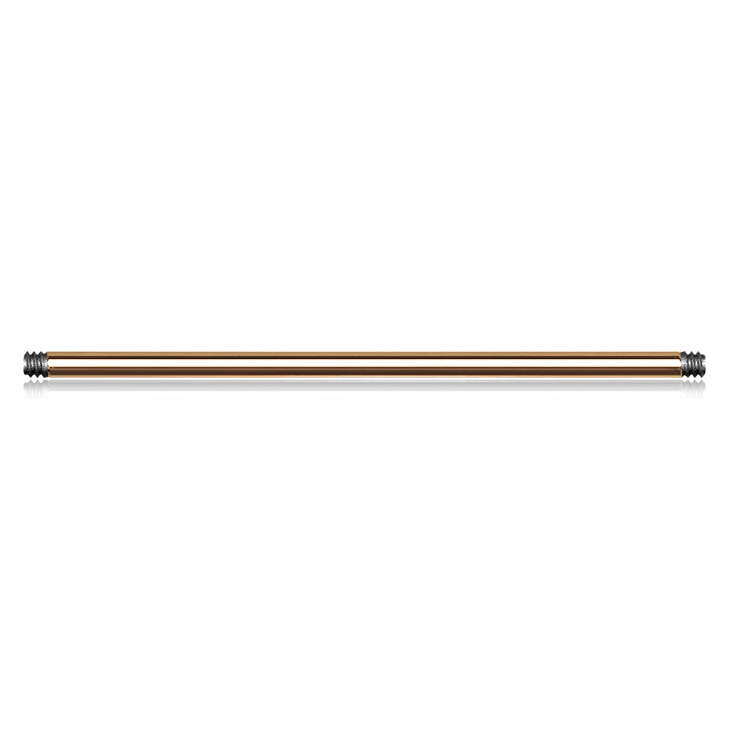 Zlkatená náhradná tyčka, závit 1,2 mm, dĺžka 6 mm