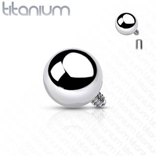 Náhradní kulička k labretě TITAN, závit 1,2 mm