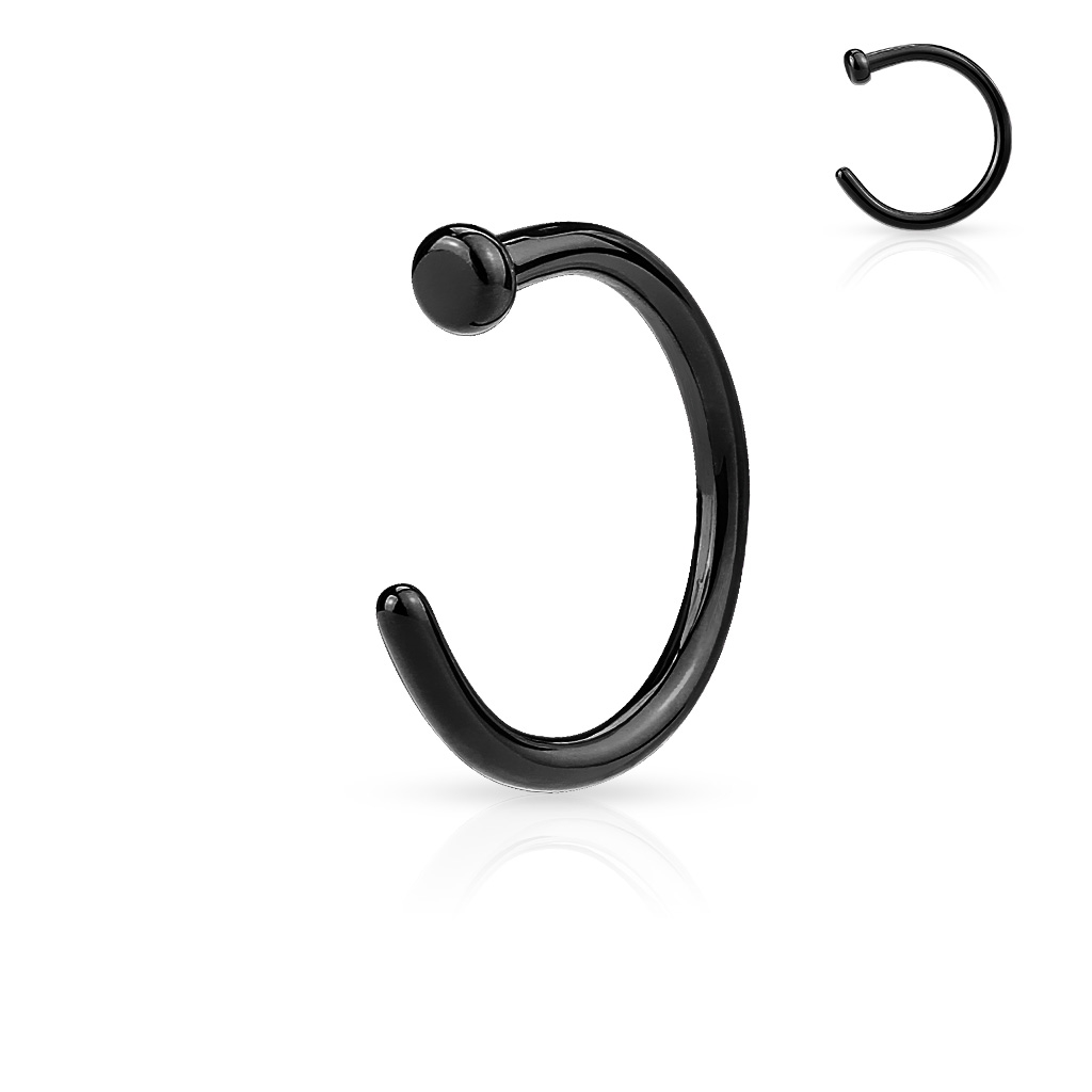 Piercing do nosa - kruh farebný