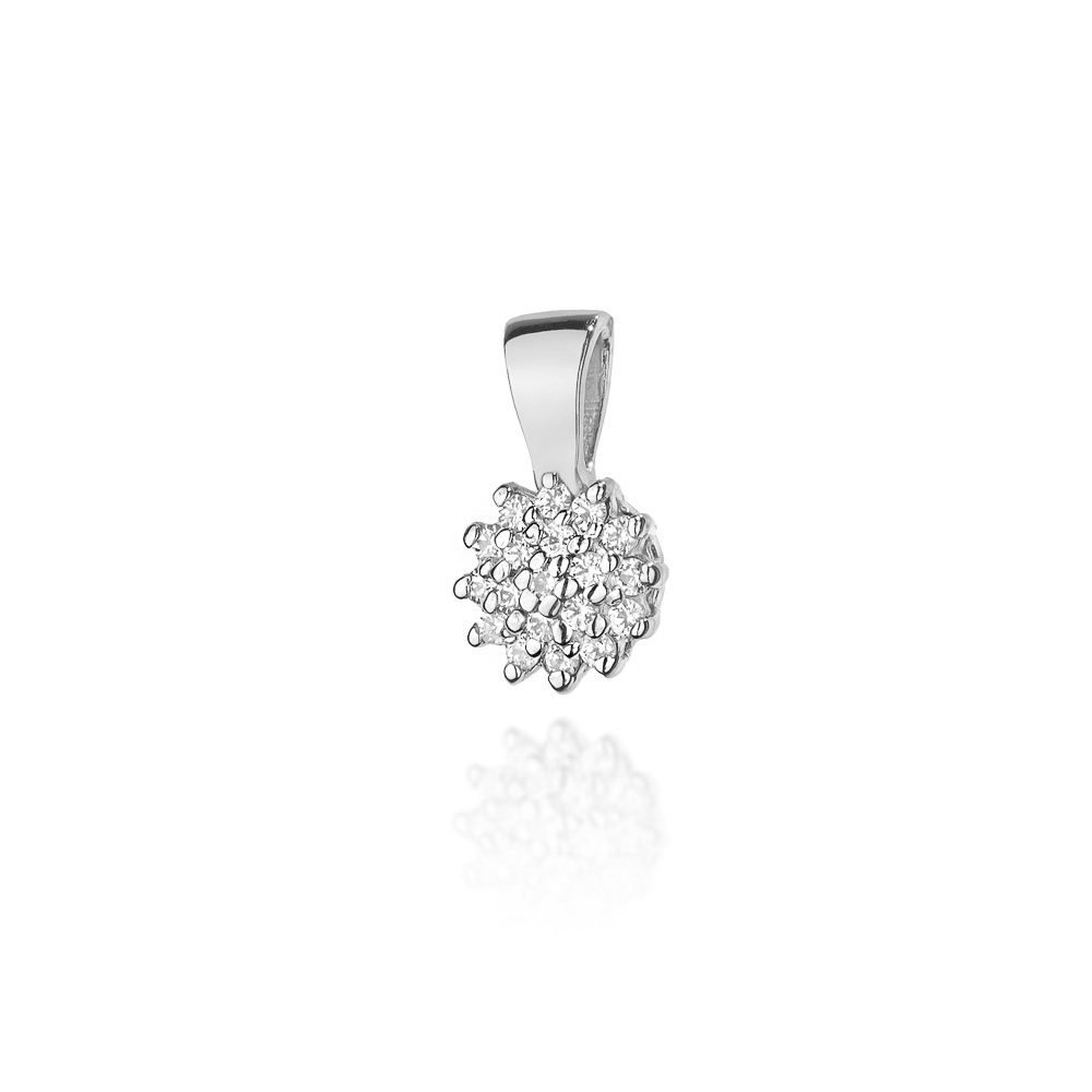 NUBIS® Diamantový přívěšek, bílé zlato a brilianty - Z-401-WG