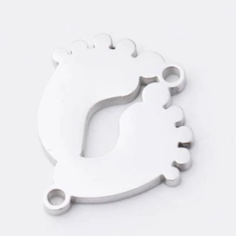 Šperky4U ocelová komponenta - stopy - OK1231-ST