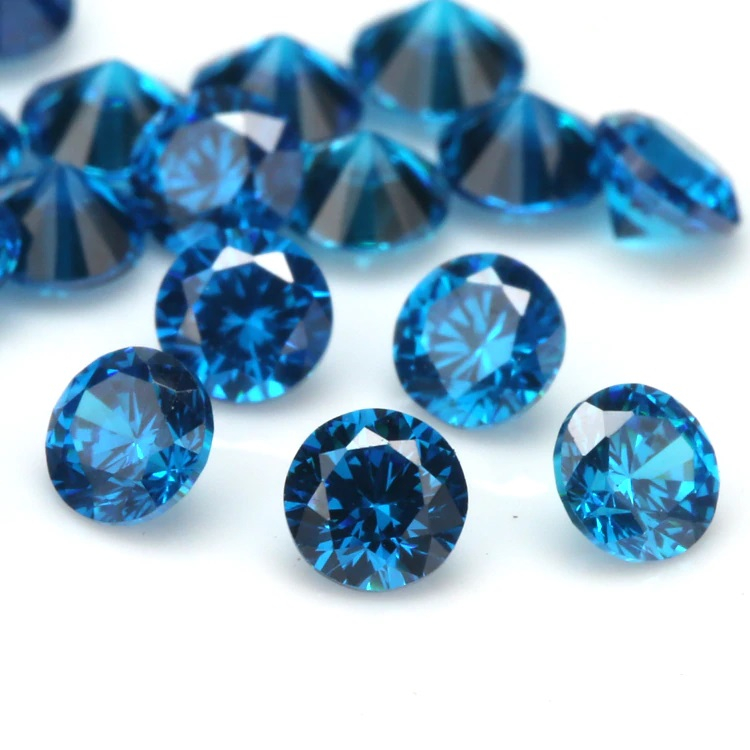 Šperky4U CZ Kubický zirkon - Sea Blue, pr. 2.00 mm - CZ0200-019