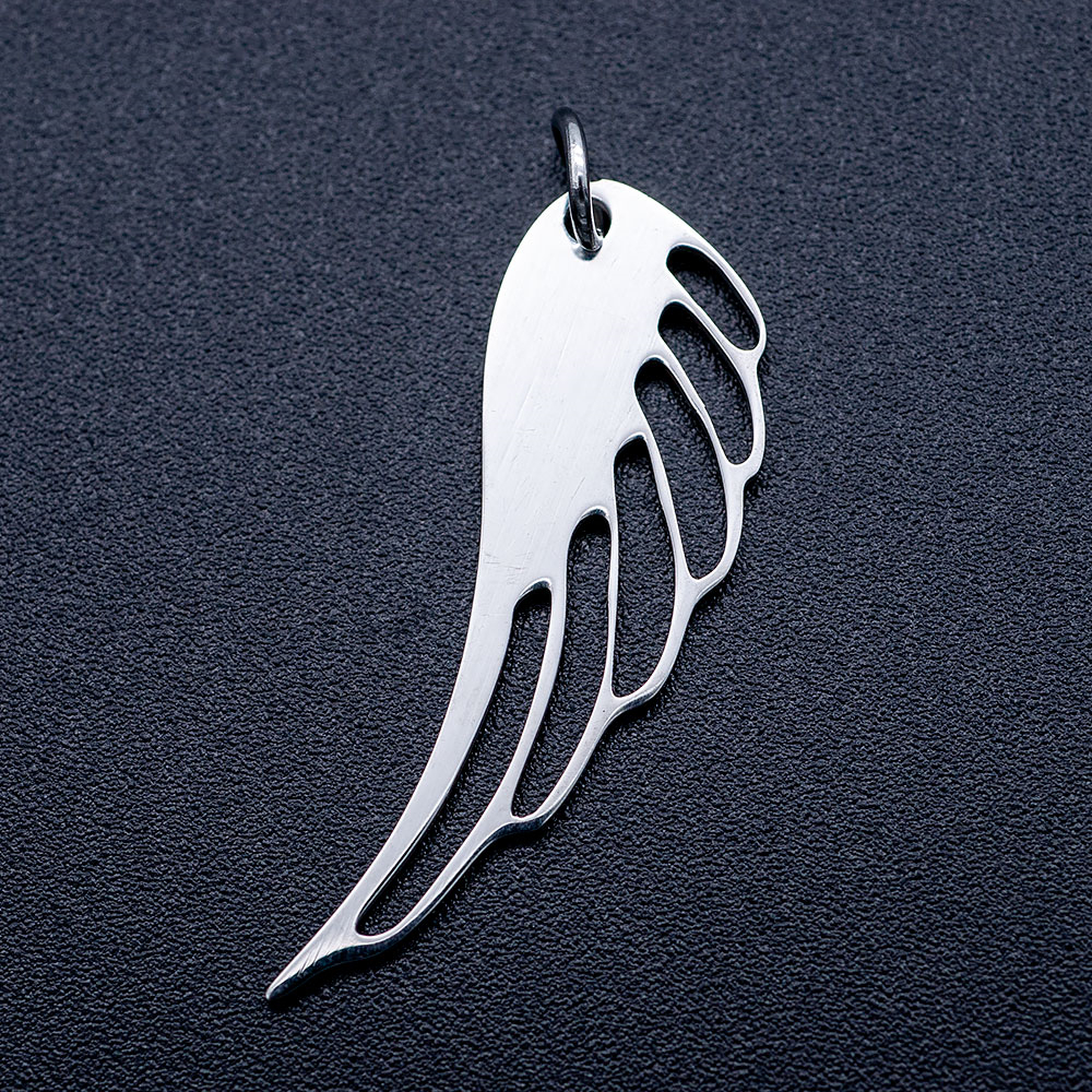 Šperky4U Ocelový přívěšek - andělské křídlo - OK1341-ST