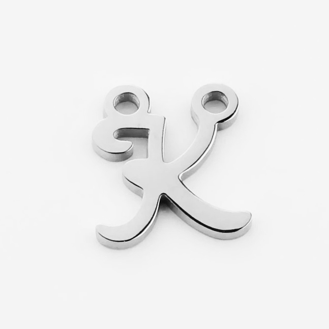 Šperky4U Ocelový přívěšek písmeno - iniciála - OK1390-K