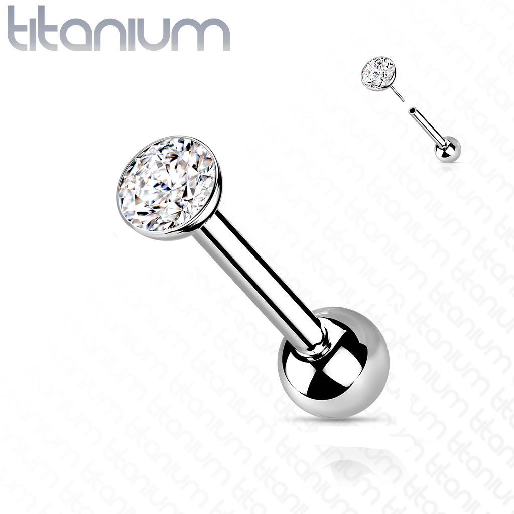 Cartilage piercing TITAN, 1,2 x 8 mm