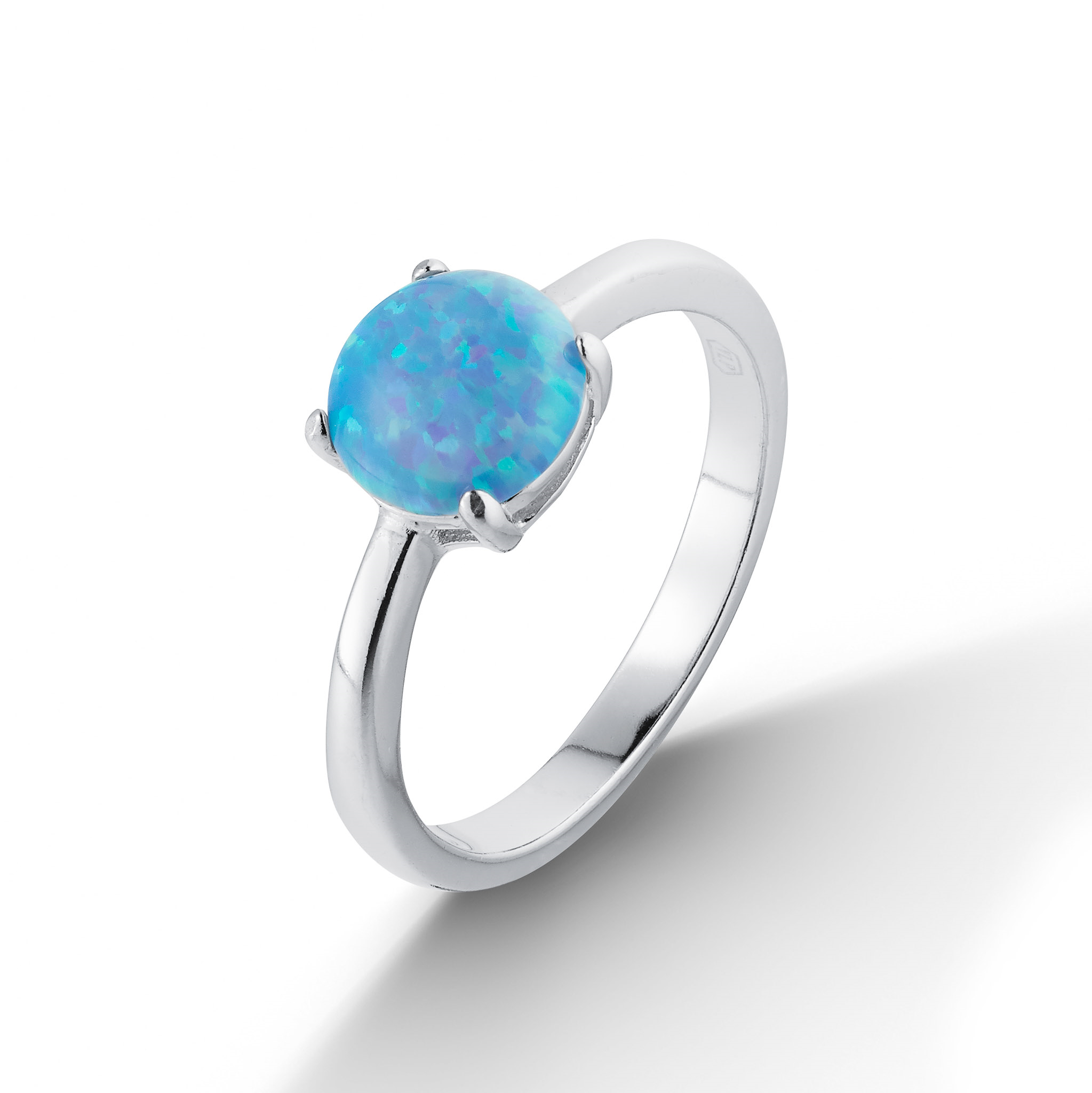 NUBIS® Stříbrný prsten s opálem - velikost 60 - NB-5080-60