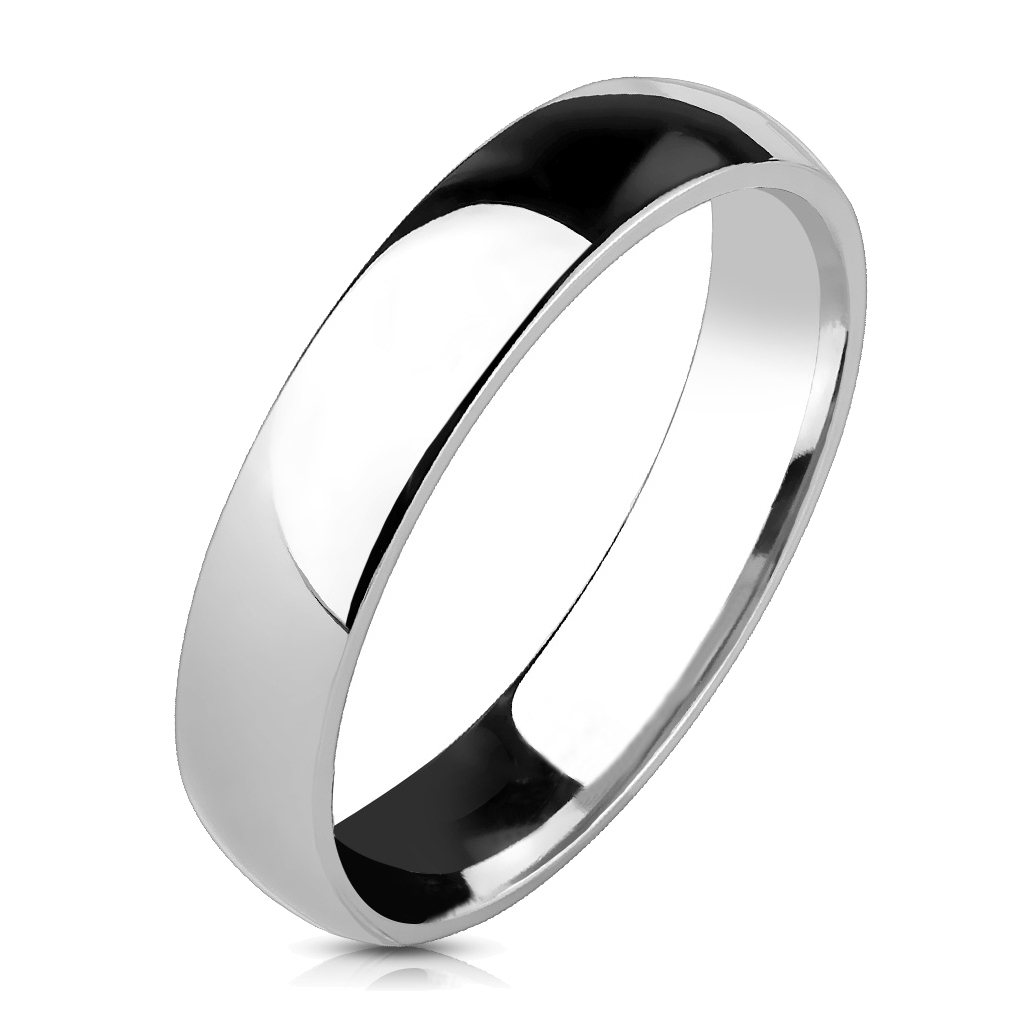 NUBIS® NSS1011 Pánský ocelový snubní prsten, 4 mm - velikost 59 - NSS1011-59