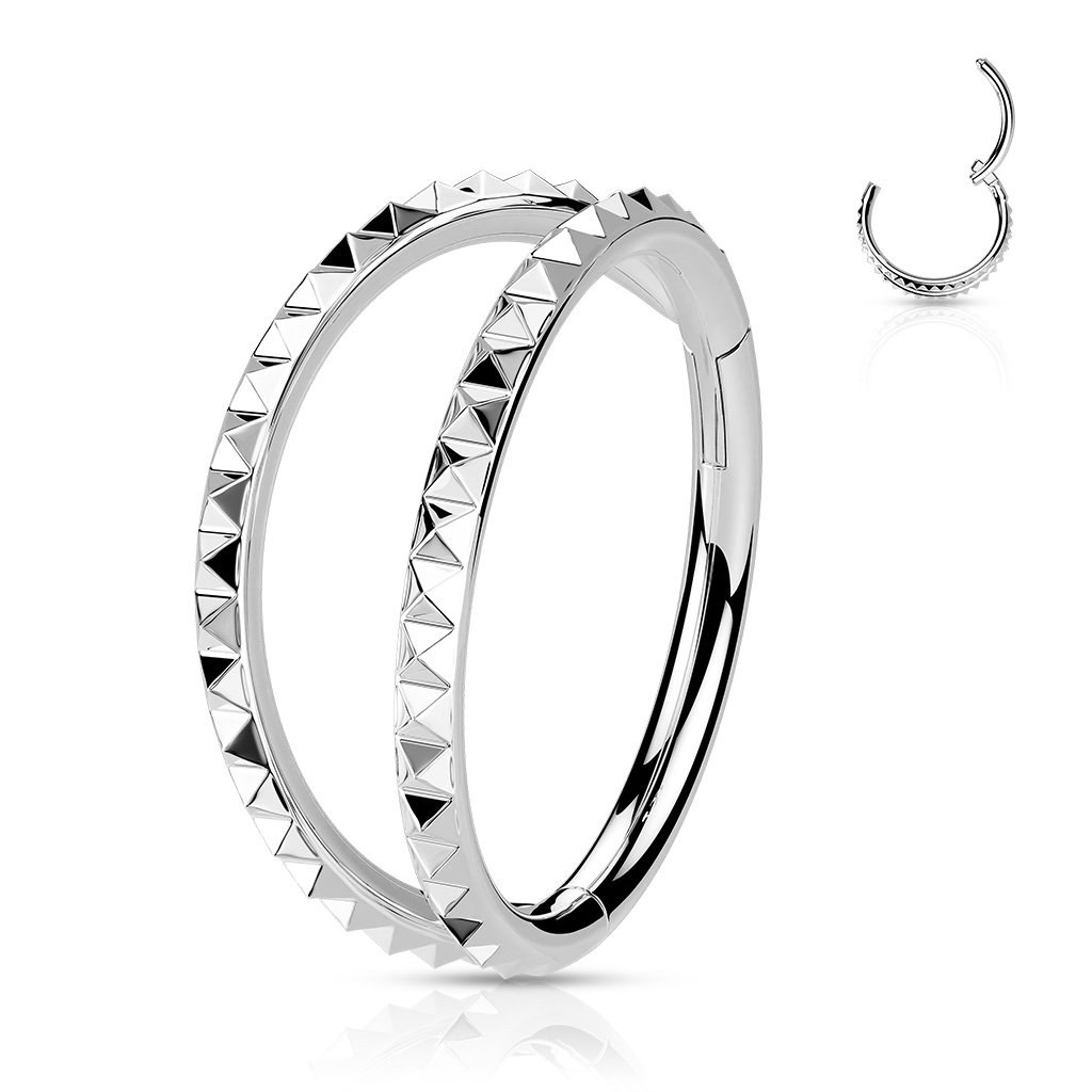 Šperky4U Kruh - helix / cartilage / tragus piercing - NS0051ST-1208