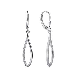 Levně NUBIS® Stříbrné visací náušnice - NB-3470