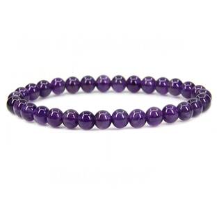 Korálkový náramek amethyst