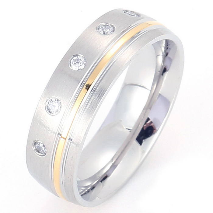 Šperky4U Dámský ocelový prsten - velikost 52 - OPR1878-D-52