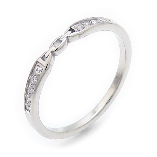 Šperky4U Ocelový prsten se zirkony - velikost 55 - OPR1880-55