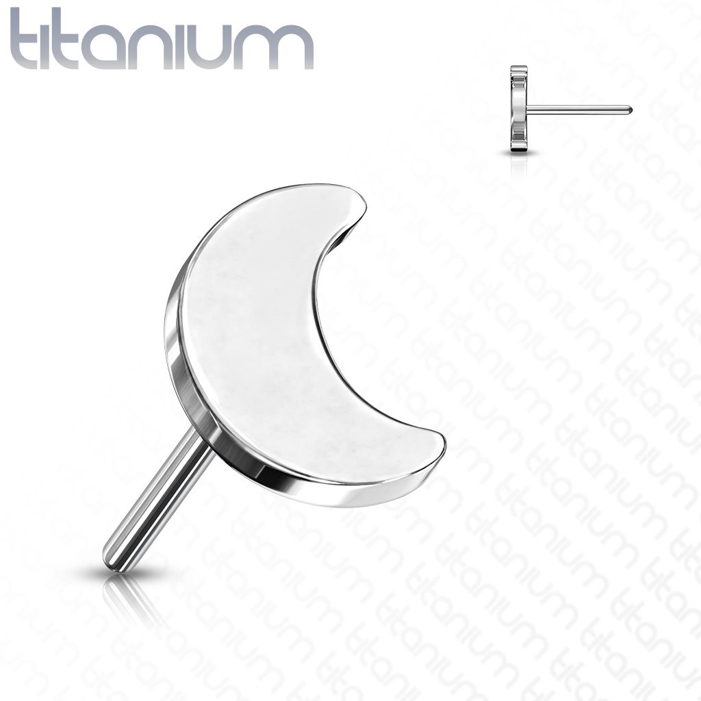 Šperky4U Ozdoba k PUSH IN piercingu TITAN - TIT1155-TI