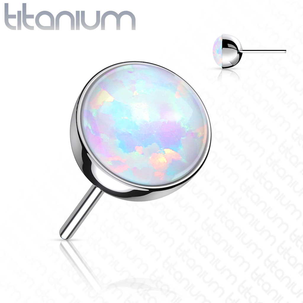 Šperky4U Kamínek k PUSH IN piercing do nosu TITAN - TIT1149-OP17-020