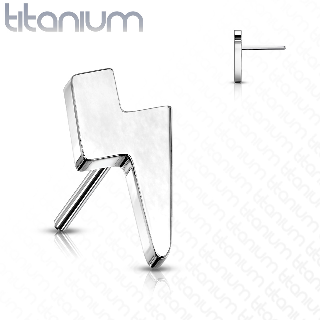 Šperky4U Ozdoba k PUSH IN piercingu TITAN - TIT1154-TI