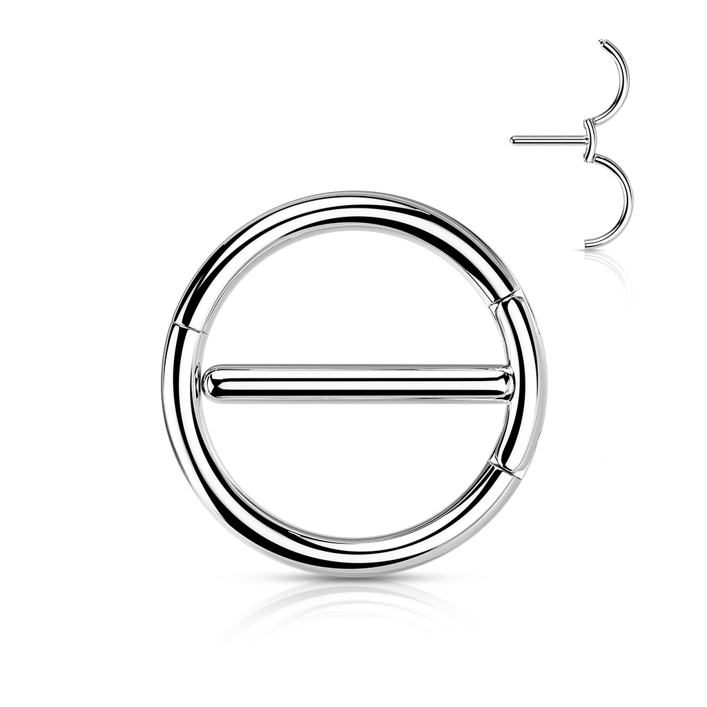 Piercing kruh do bradavky, 1,6 x 12 mm