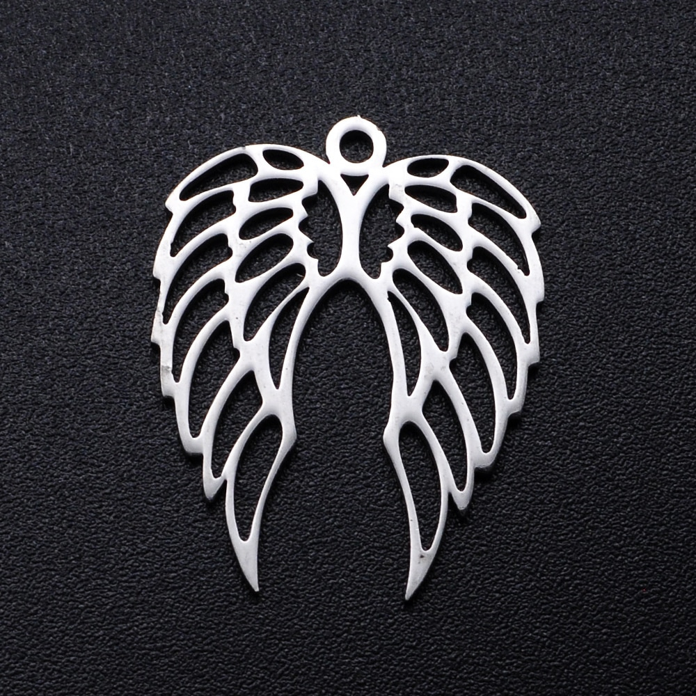 Šperky4U Ocelový přívěšek andělská křídla - OK1413-ST