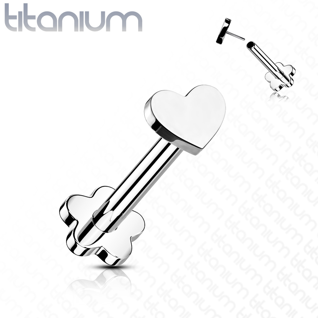 PUSH IN piercing do brady / ucha TITAN 1,2 x 8 mm