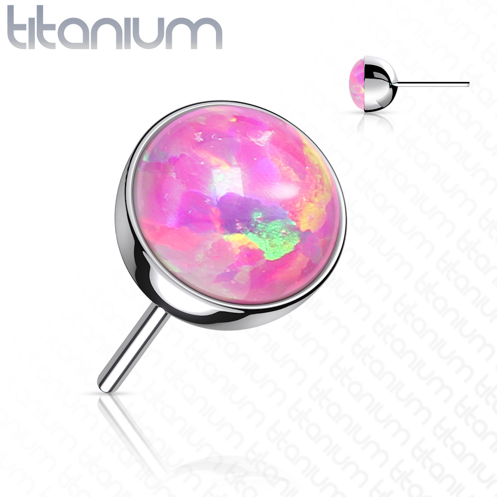 Šperky4U Kamínek k PUSH IN piercing do nosu TITAN - TIT1149-OP22-040