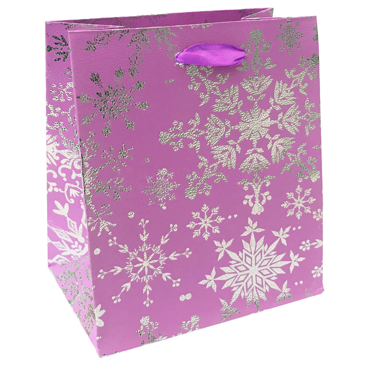 Vianočná darčeková taška - svetlo fialová