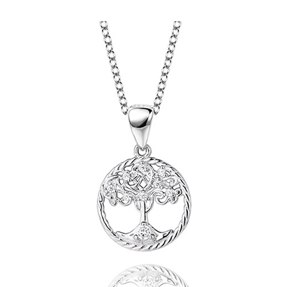 NUBIS® Střibrný náhrdelník strom života - NB-2202