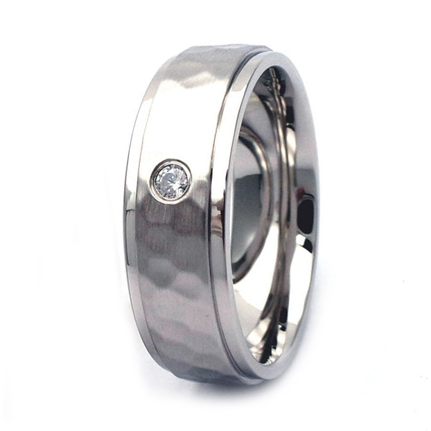 NUBIS® NSS3009 Dámský snubní prsten se zirkonem ocel - velikost 51 - NSS3009-ZR-51